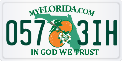 FL license plate 0573IH