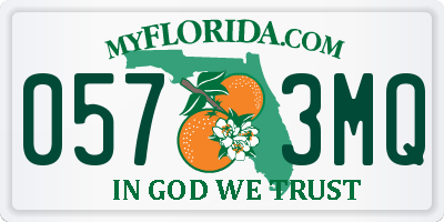 FL license plate 0573MQ
