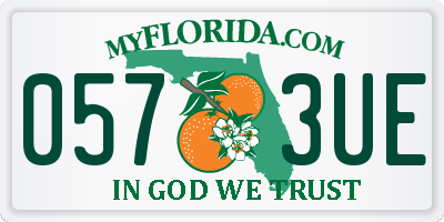 FL license plate 0573UE
