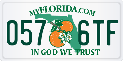 FL license plate 0576TF