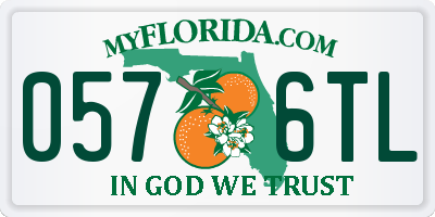 FL license plate 0576TL