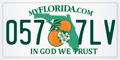 FL license plate 0577LV