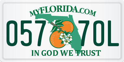 FL license plate 0577OL