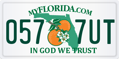 FL license plate 0577UT