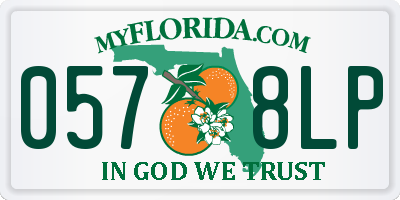 FL license plate 0578LP