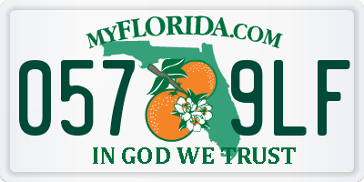 FL license plate 0579LF