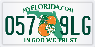 FL license plate 0579LG