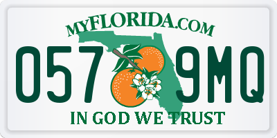 FL license plate 0579MQ