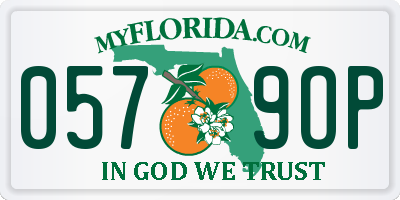 FL license plate 0579OP