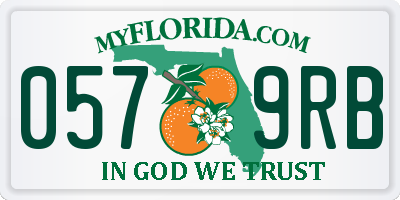 FL license plate 0579RB