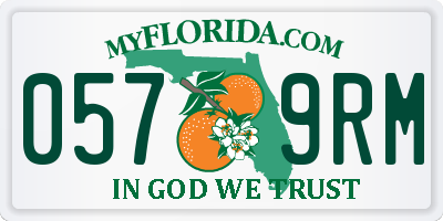 FL license plate 0579RM