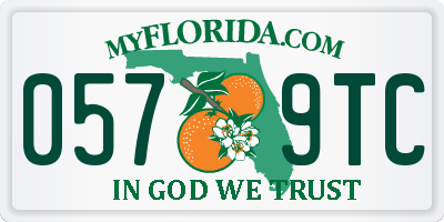 FL license plate 0579TC