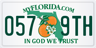 FL license plate 0579TH