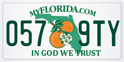 FL license plate 0579TY