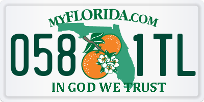 FL license plate 0581TL