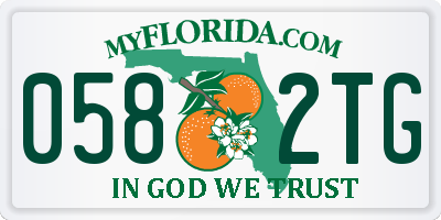 FL license plate 0582TG