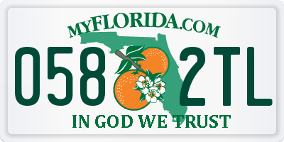 FL license plate 0582TL