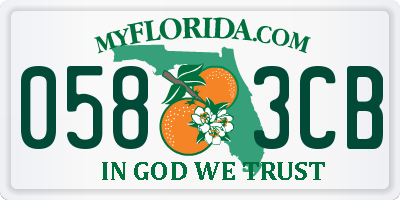 FL license plate 0583CB