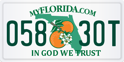 FL license plate 0583OT
