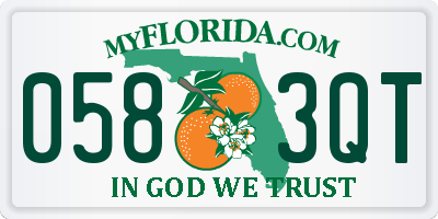 FL license plate 0583QT