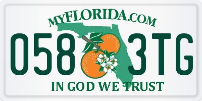 FL license plate 0583TG