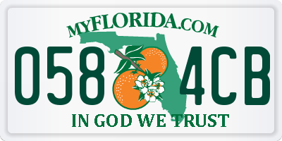 FL license plate 0584CB