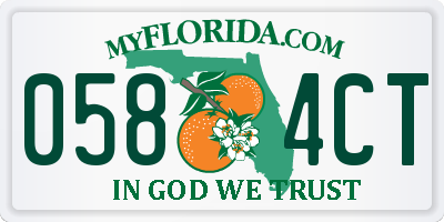 FL license plate 0584CT