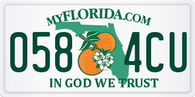FL license plate 0584CU