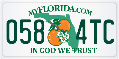 FL license plate 0584TC