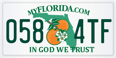 FL license plate 0584TF