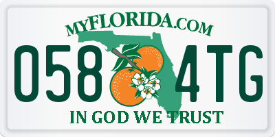 FL license plate 0584TG