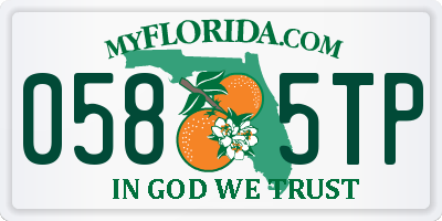 FL license plate 0585TP