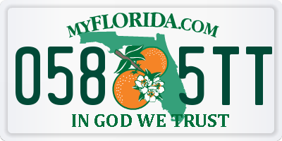 FL license plate 0585TT