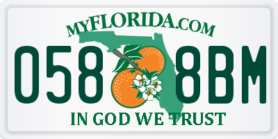 FL license plate 0588BM