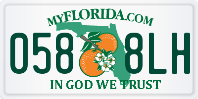 FL license plate 0588LH
