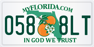 FL license plate 0588LT