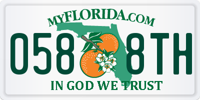 FL license plate 0588TH