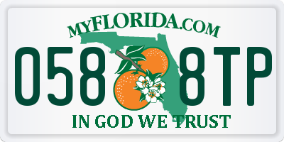 FL license plate 0588TP