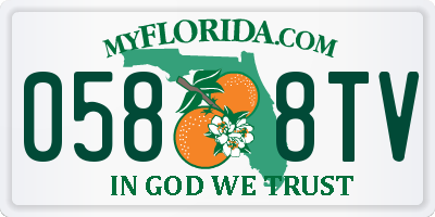 FL license plate 0588TV