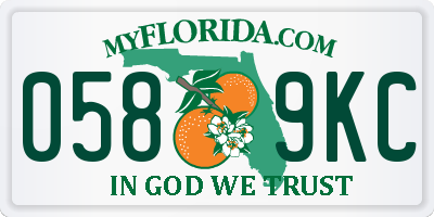 FL license plate 0589KC