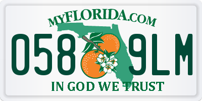 FL license plate 0589LM