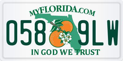 FL license plate 0589LW