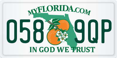 FL license plate 0589QP