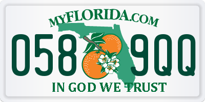 FL license plate 0589QQ