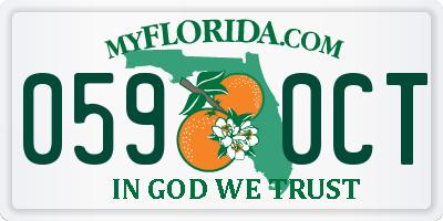 FL license plate 0590CT