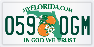 FL license plate 0590GM