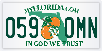 FL license plate 0590MN
