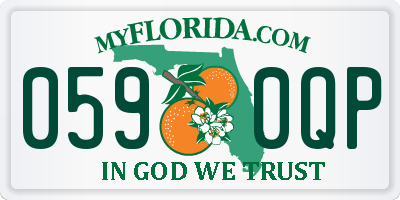 FL license plate 0590QP