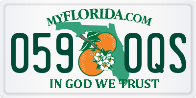 FL license plate 0590QS