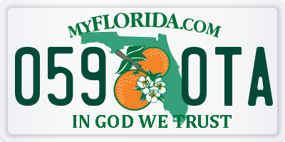 FL license plate 0590TA